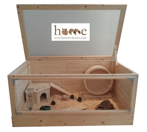 Wooden Hamster Cage - Extra Large 90cm - Made in the UK