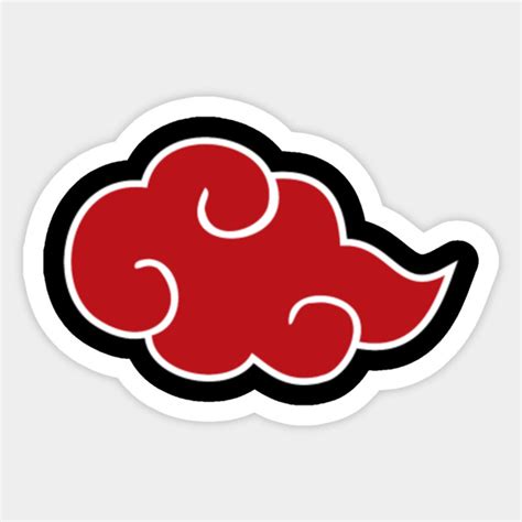 Sticker/Decal Red Cloud Naruto Akatsuki Symbol