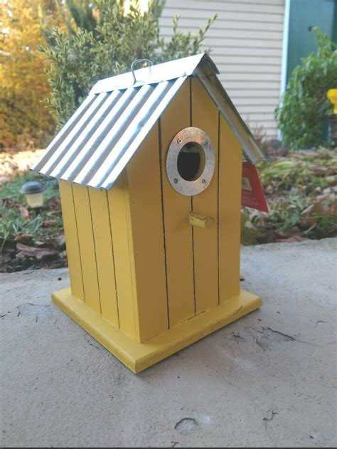 Audubon Colorful Wren/Chickadee Birdhouses Set of 6