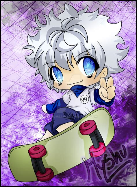 Killua Chibi by DarkMysha on DeviantArt