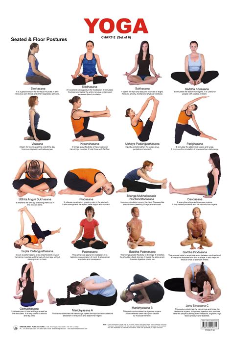 Free Printable Hatha Yoga Poses Chart