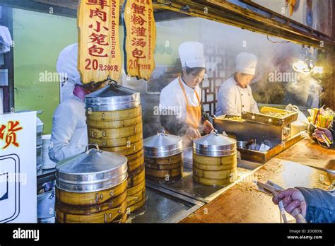 Street Food Market, Shanghai, China Stock Photo - Alamy