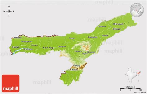 Physical Map Of Assam | Porn Sex Picture