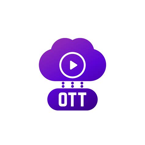 OTT platform icon with a cloud 13019882 Vector Art at Vecteezy