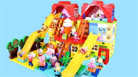 Peppa Pig Legos House Construction Sets - Lego Duplo House With Water ...