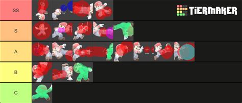 SSBU Mario Moveset Tier List (Community Rankings) - TierMaker