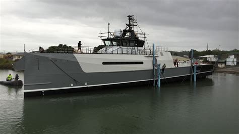 54m Damen Sea Axe refitted as superyacht support vessel Advantage