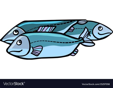 Fish food Royalty Free Vector Image - VectorStock