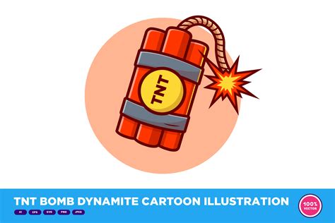 TNT Bomb Dynamite Cartoon Illustration Graphic by catalyststuff ...