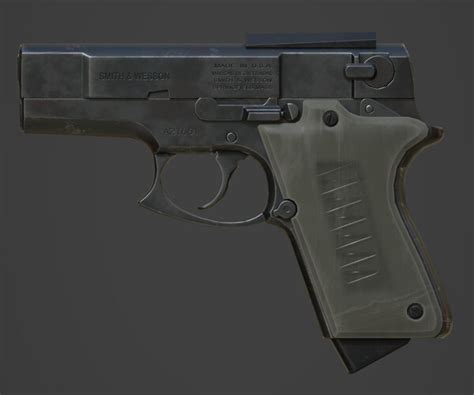 ArtStation - ASP pistol | Game Assets