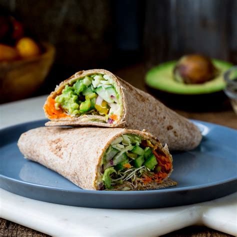 Whole-Wheat Veggie Wrap Recipe - EatingWell