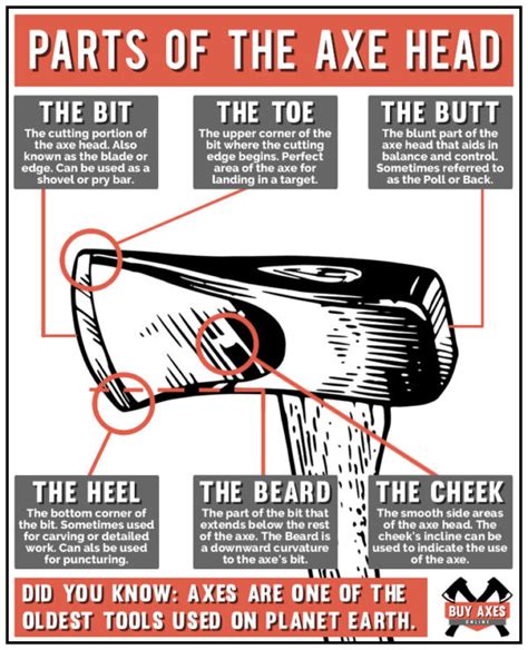 Axe Anatomy: Identifying The 11 Parts of an Axe - Buy Axes Online