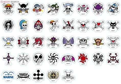 One Piece Mini Sticker Grand Line Symbols (Anime Toy) Item picture2