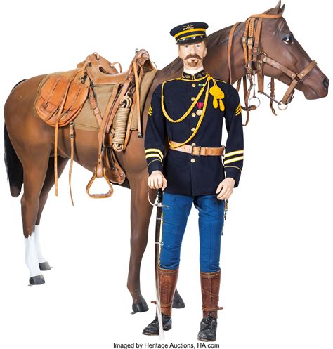 1902 7th Cavalry Trooper Ready to Ride.... (Total: 20 Items) | Lot ...