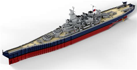 LEGO MOC-30035 USS Iowa (Universe 2019) | Rebrickable - Build with LEGO