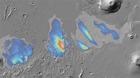 Water ice buried at Mars' equator is over 2 miles thick | Space