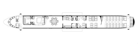 Private Jet Interior Floor Plan