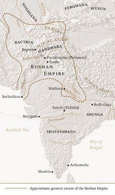 MAP ca. 150 CE. Kushan Empire. Kujula Kadphises united the disparate ...