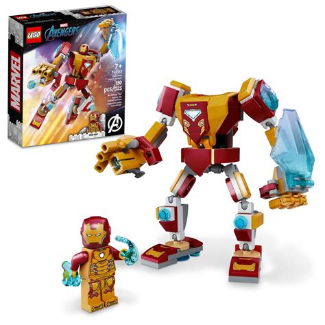 Buy LEGO Marvel Iron Man Mech Armor 76203 Building Kit; Collectible ...