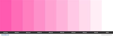 Tints XKCD Color barbie pink #fe46a5 hex | Color palette pink, Color ...