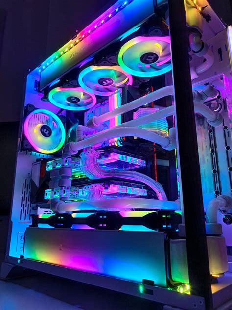 Ultimate $$$ RGB Gaming PC Build Setup Lian Li Dynamic with Intel Core ...