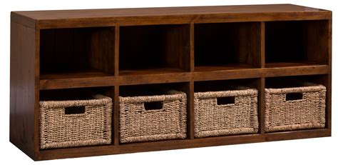 Hillsdale Furniture Tuscan Retreat ® Wood Storage Cube with Baskets ...