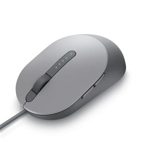 Dell Laser Wired Mouse - MS3220 - Titan Gray | Dell India