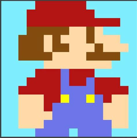 Mario 8-bit pixel art by undertalefan80001 on DeviantArt