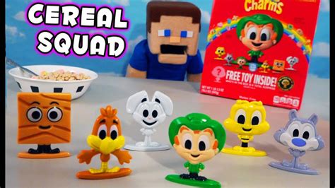 LUCKY Charms CEREAL SQUAD TOYS Blind Box SET! Funko Breakfast Unboxing ...