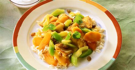 Turkey and Vegetable Curry with Rice recipe | Eat Smarter USA