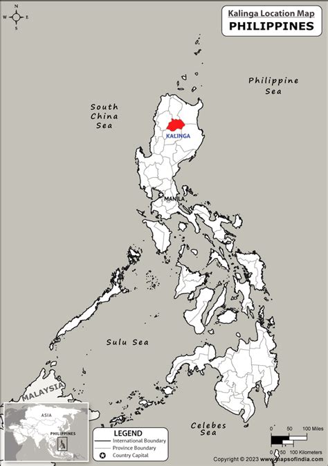 Where is Kalinga Located in Philippines? | Kalinga Location Map in the ...