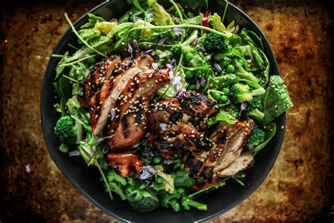 Teriyaki Chicken Salad - Heather Christo