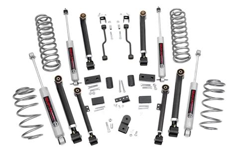 Rough Country 68820 4in X-Series Suspension Lift Kit for 93-98 Jeep ...