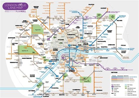 A Tube Map For Cyclists | Londonist