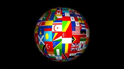 3d World Flag Globe Animation — Stock Video © Prawny #64597761