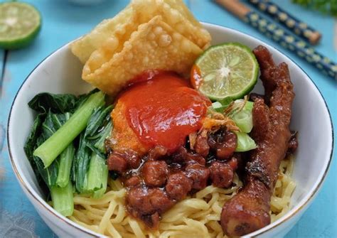 Resep Mie ayam + ceker oleh Susi Agung - Cookpad