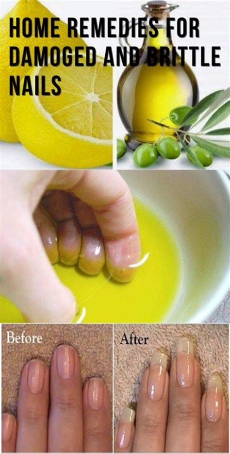 Home Remedies for Damaged and Brittle Nails 1 | How to grow nails, Nail ...