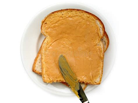 Peanut Butter Sandwich Stock Photography - Image: 114032