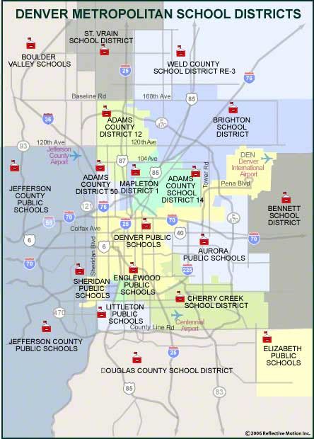 Denver School District Map - Atlanta Georgia Map