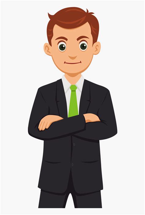 Commerce Vector Cartoon Business Man Hq Image Free, HD Png Download ...