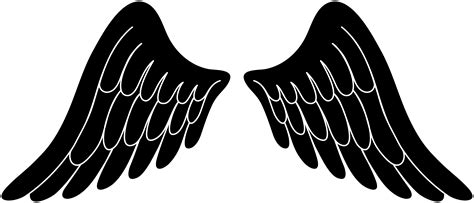 Angel wings angel wing templates clipart clipart kid – Clipartix