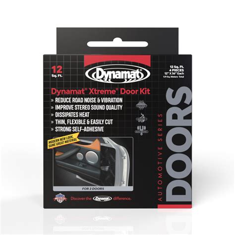 Dynamat Xtreme Sound Deadening Car Insulation Door Kit – DynamatStore