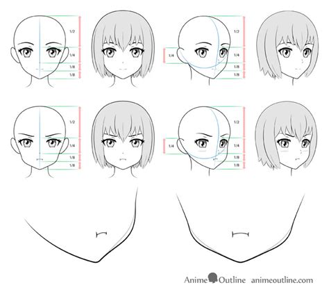 How to Draw Anime Pouting Face Tutorial - AnimeOutline