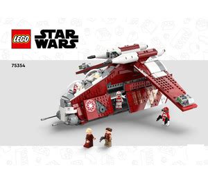 LEGO Coruscant Guard Gunship Set 75354 Instructions | Brick Owl - LEGO ...