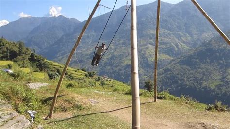 Tradition Of Playing Swing Dashain Ping In Nepal | 10 Photos