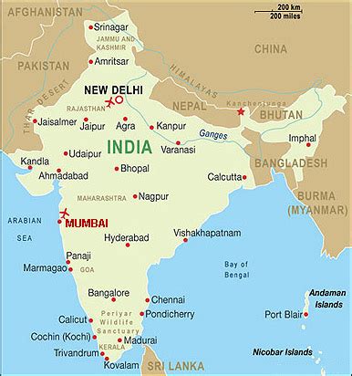 Mumbai Map - India