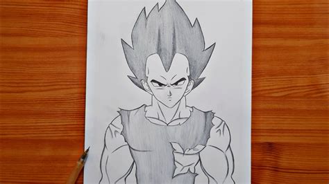 how to draw Vegeta Full Body ( Dragon Ball ) | Vegeta full body step by ...