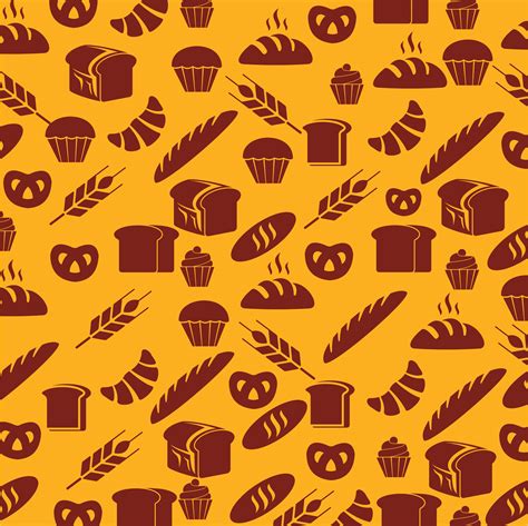 Pastry and bread seamless pattern 830291 Vector Art at Vecteezy