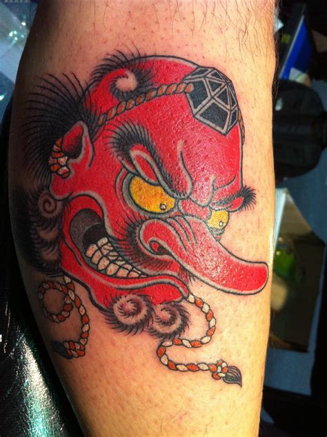 tengu oni tattoo - Google Search | ลายสัก, ซามูไร