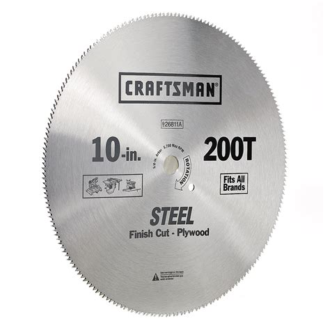 Craftsman 10 in. Saw Blade, Crosscut/Plywood - 200T | Shop Your Way ...